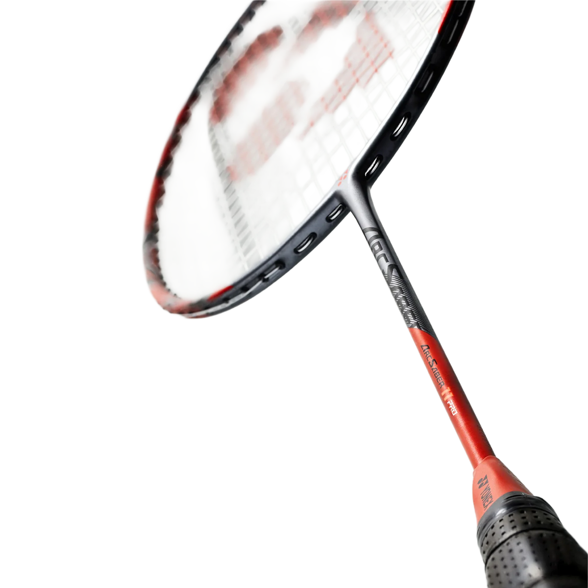 Yonex Arcsaber 11 Pro in Grayish Pearl close up detail