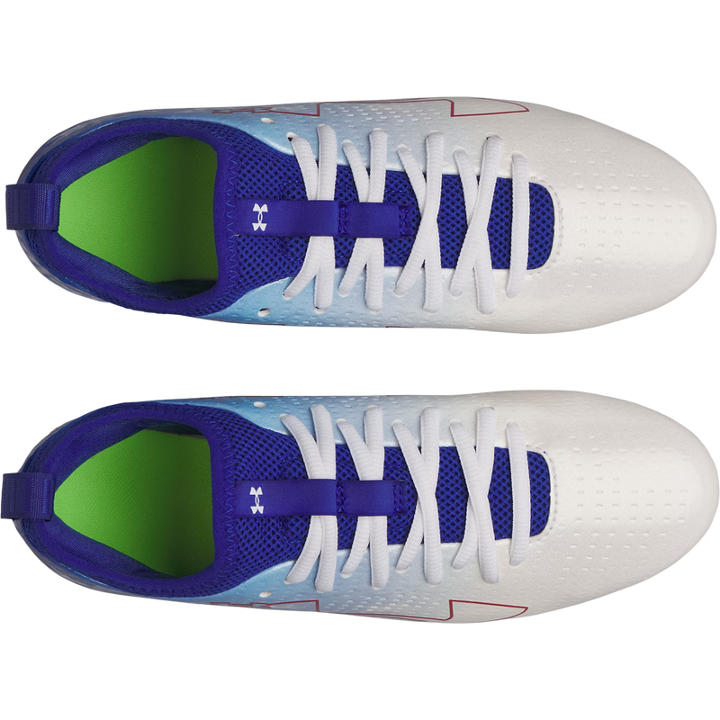 Under Armour Youth Blur Select Jr USA in Royal Red Royal top view
