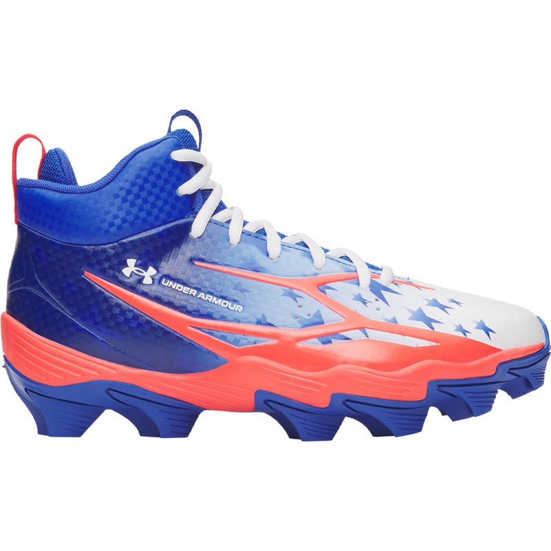 Under Armour Youth UA Spotlight Hammer USA in Royal Red White
