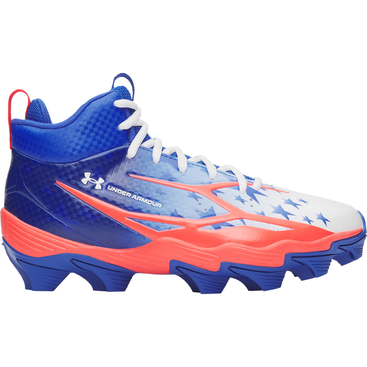 Under Armour Youth UA Spotlight Hammer USA in Royal Red White
