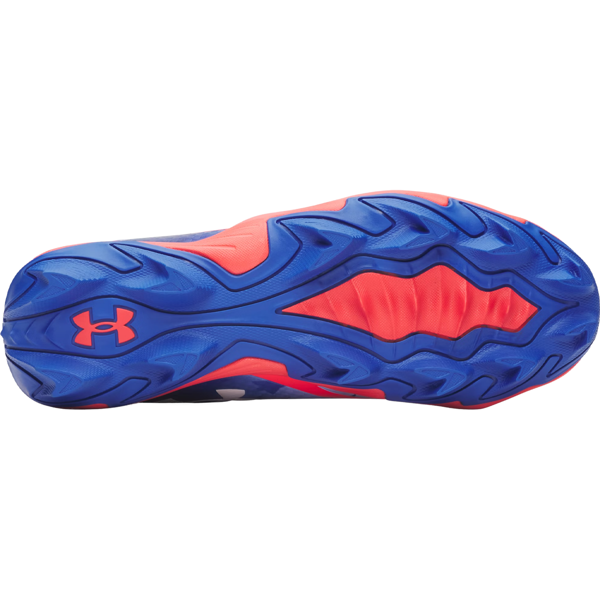Under Armour Youth UA Spotlight Hammer USA in Royal Red White bottom view