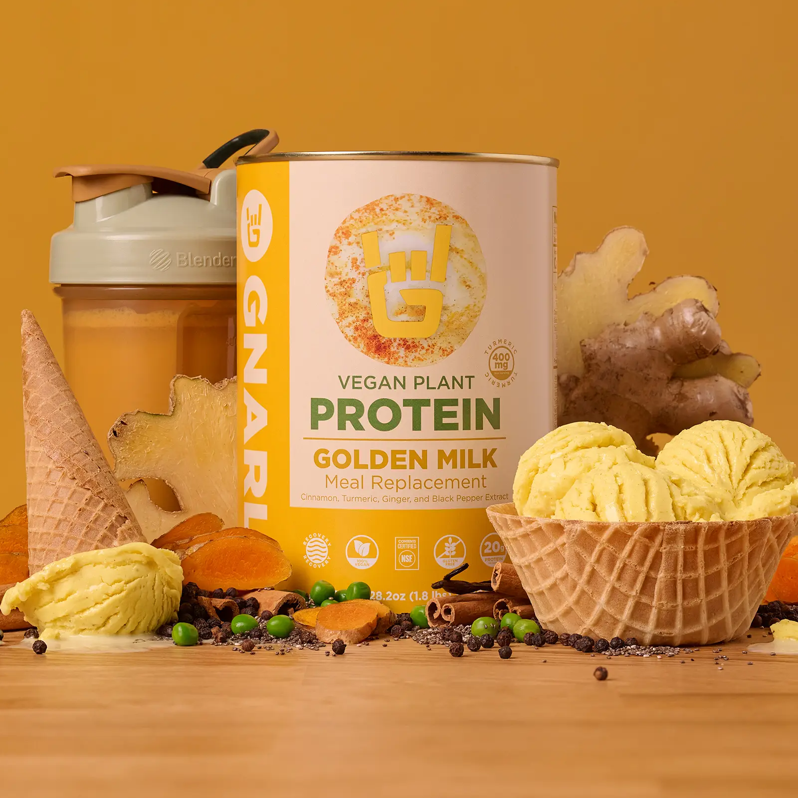 Golden Milk Vegan Protein (16 Servings) alternate view