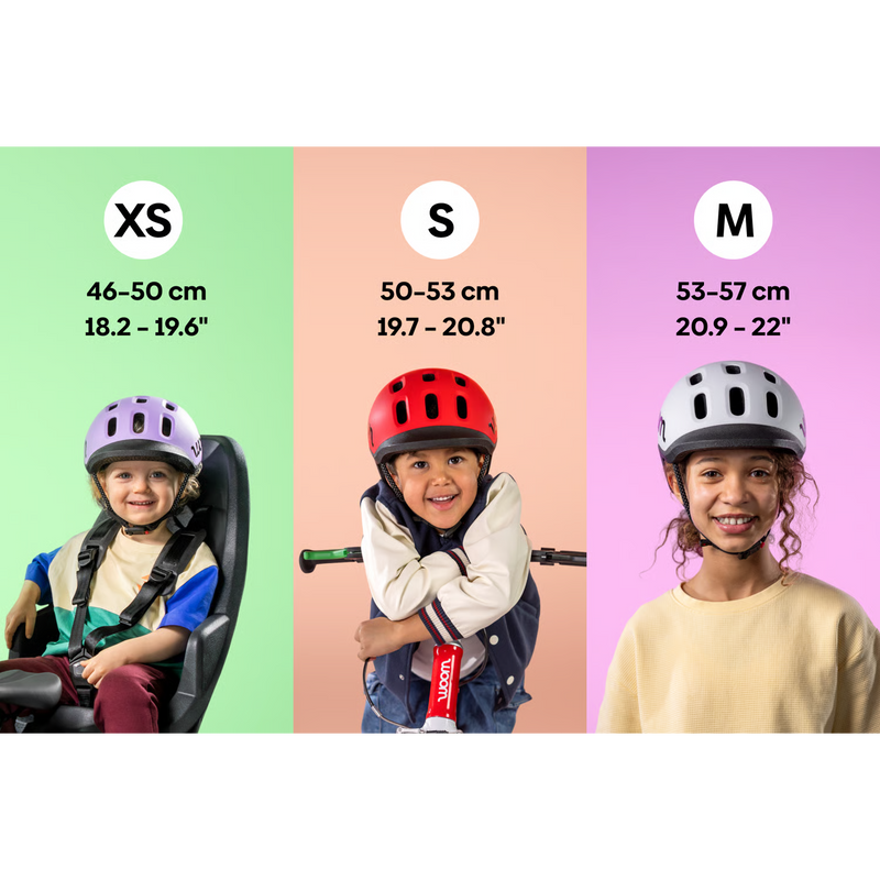 Ready Helmet, Woom Ready Helmet in Pale Grey fit guide