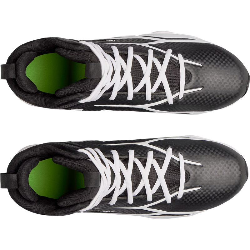 Under Armour Spotlight Hammer Wide in Black White top view