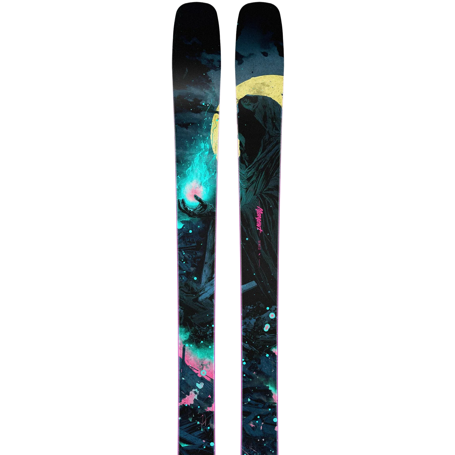 Moment Skis Deathwish 96 pair top of tips