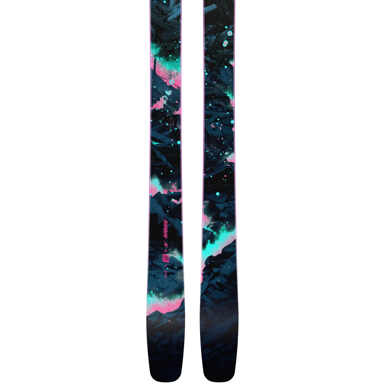 Moment Skis Deathwish 96 pair top of tails