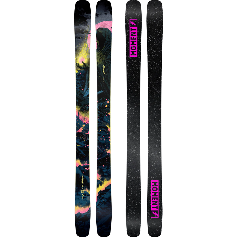 Moment Skis Deathwish 104 top and bottom