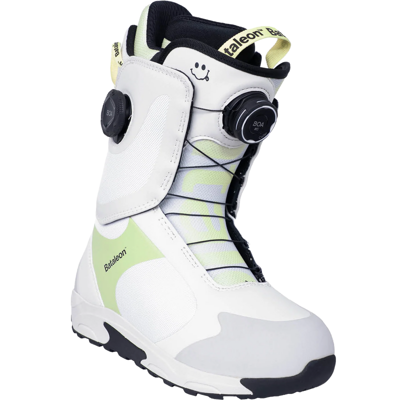 Bataleon Women's Rave Double BOA in White/Aqua Lime