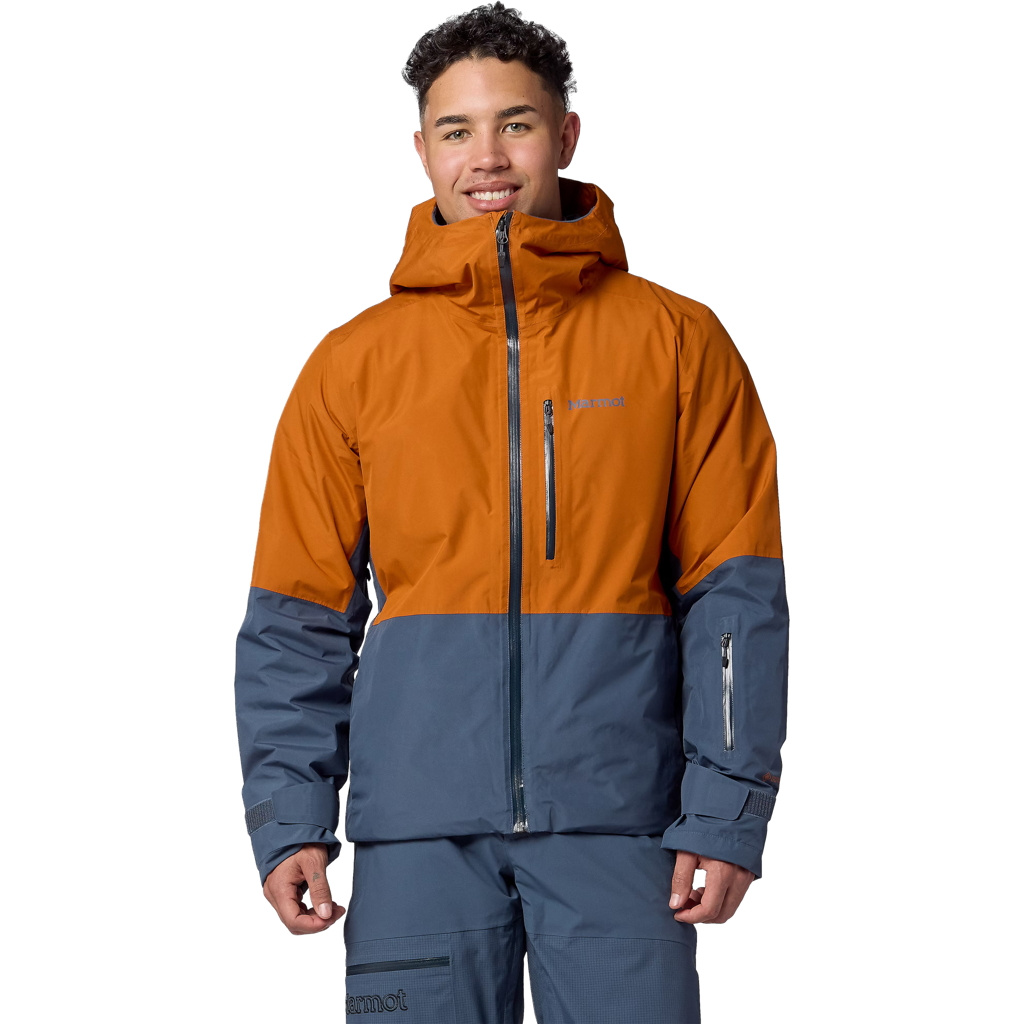 Marmot Men's Lightray Gore-Tex Jacket in Dark Spice/Thunderhead