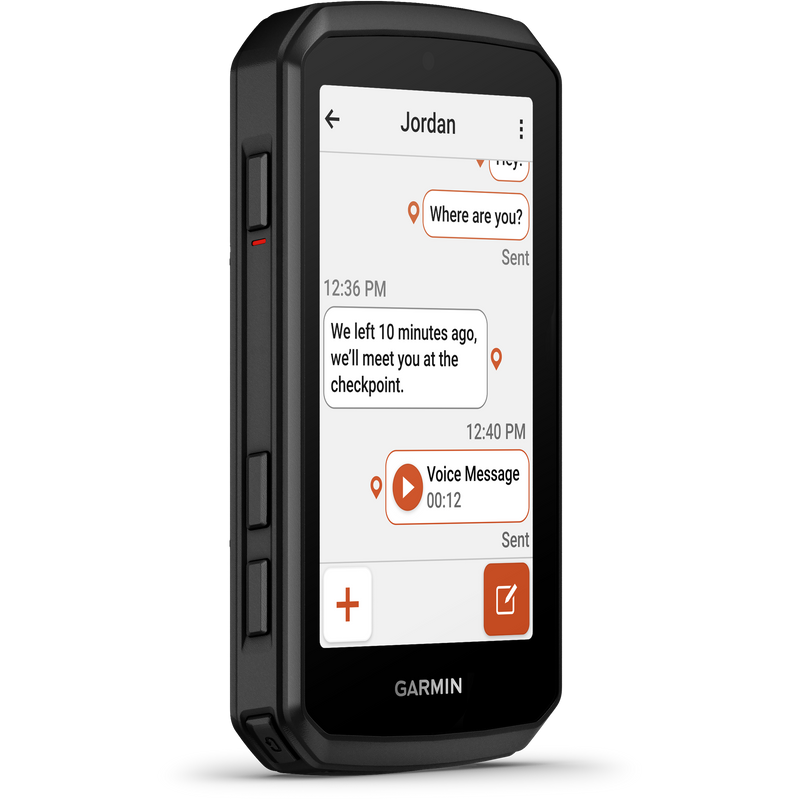 Garmin Edge 1060 text messaging