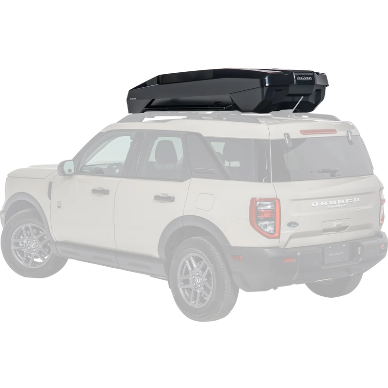 Kuat Varial XL Rooftop Cargo Box rear 3/4 view box closed