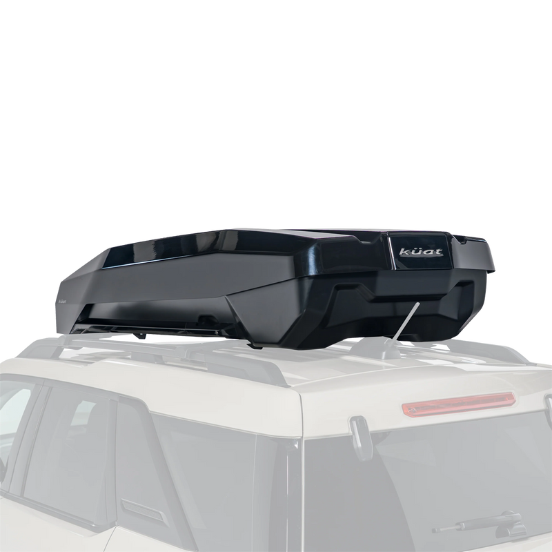 Kuat Varial XL Rooftop Cargo Box rear view of box close up
