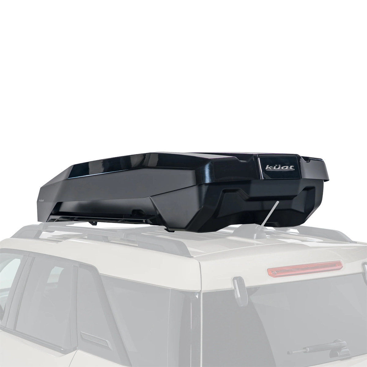Kuat Varial XL Rooftop Cargo Box rear view of box close up