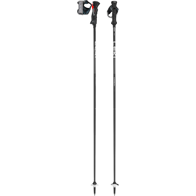 Leki Carbon 14 TR in Black/White pair