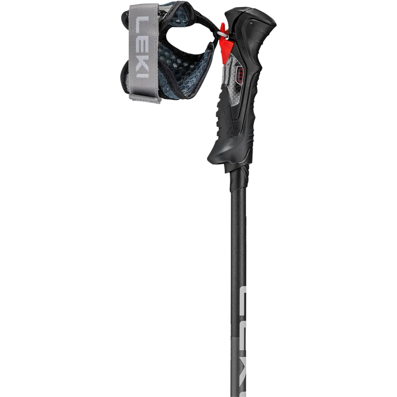 Leki Carbon 14 TR in Black/White handle and strap