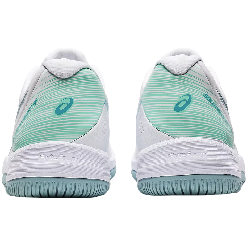 Women's Solution Swift FF, Asics Women's Solution Swift FF 104-White/Smoke Blue heel