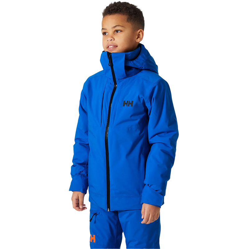 Youth Jr Alpha Jacket, Helly Hansen Youth Jr Alpha Jacket 543-Cobalt 2.0 front