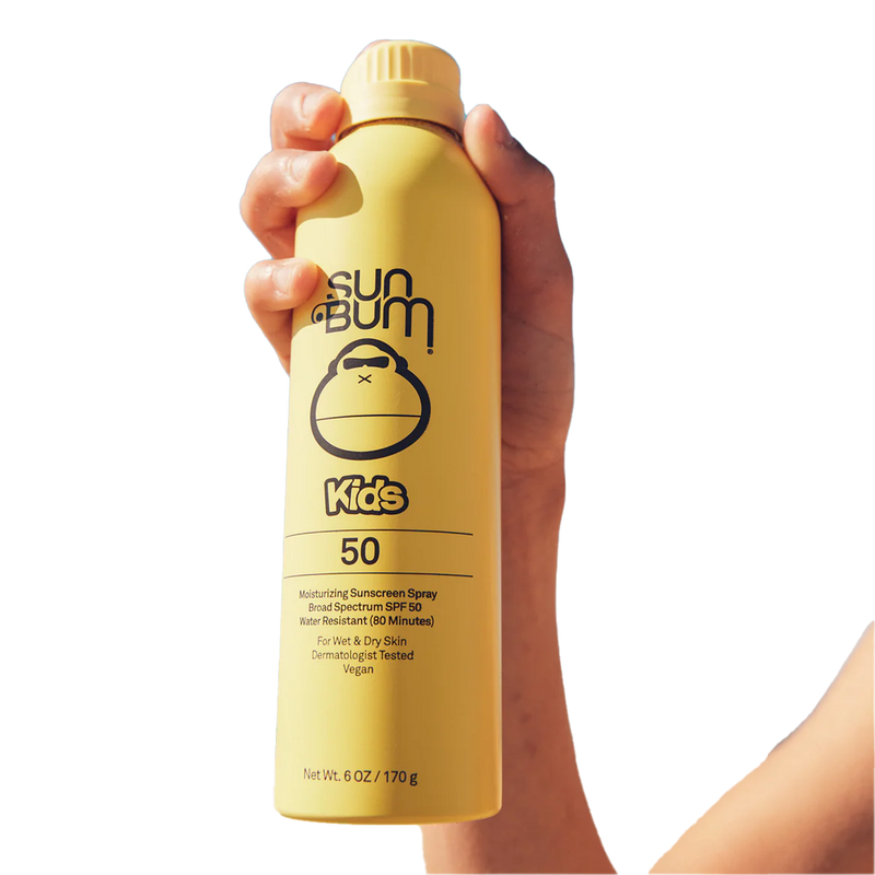 Kids SPF 50 Spray, Sun Bum Kids SPF 50 Spray with model