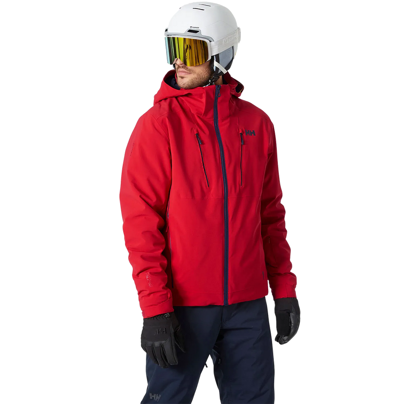 Men's Alpha 4.0 Jacket, Helly Hansen Alpha 4.0 Jacket 162-Red on model front