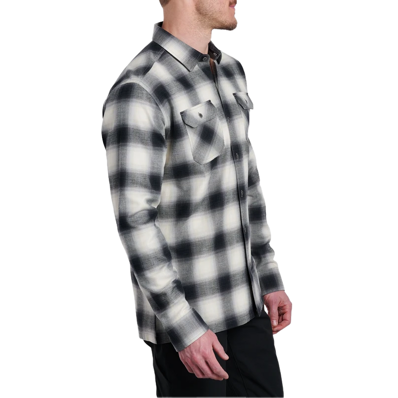 Men's Dillingr Long Sleeve, Kuhl Men's Dillingr Long Sleeve Black Sand right
