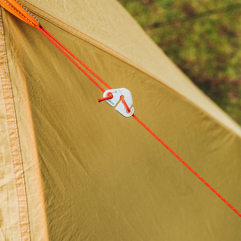 Light-Duty 175 Paracord 100 ft, Gear Aid 175 Paracord 100 ft Orange Reflective on tent