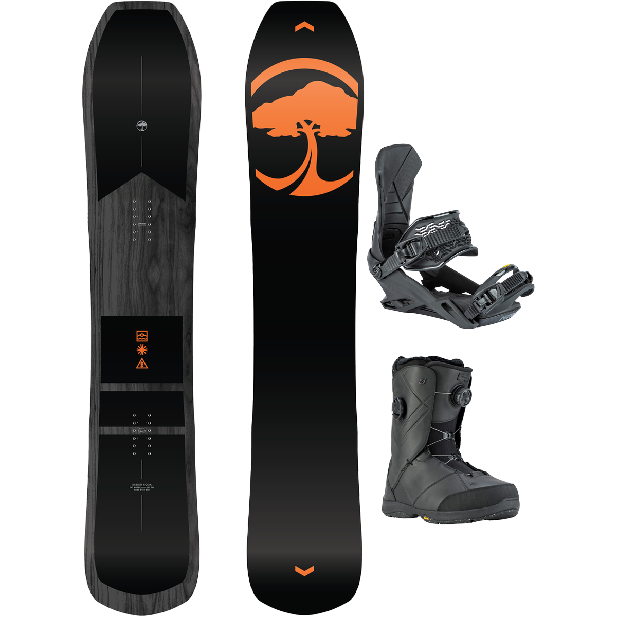 Arbor Snowboards Coda Demo Snowboard Package alternate view