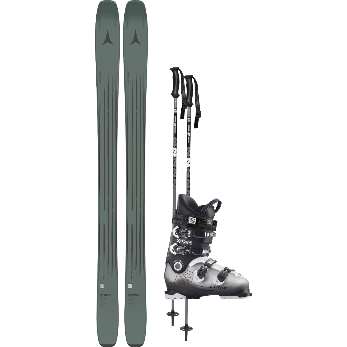 Atomic Maverick 96 CTI Demo Ski Package alternate view