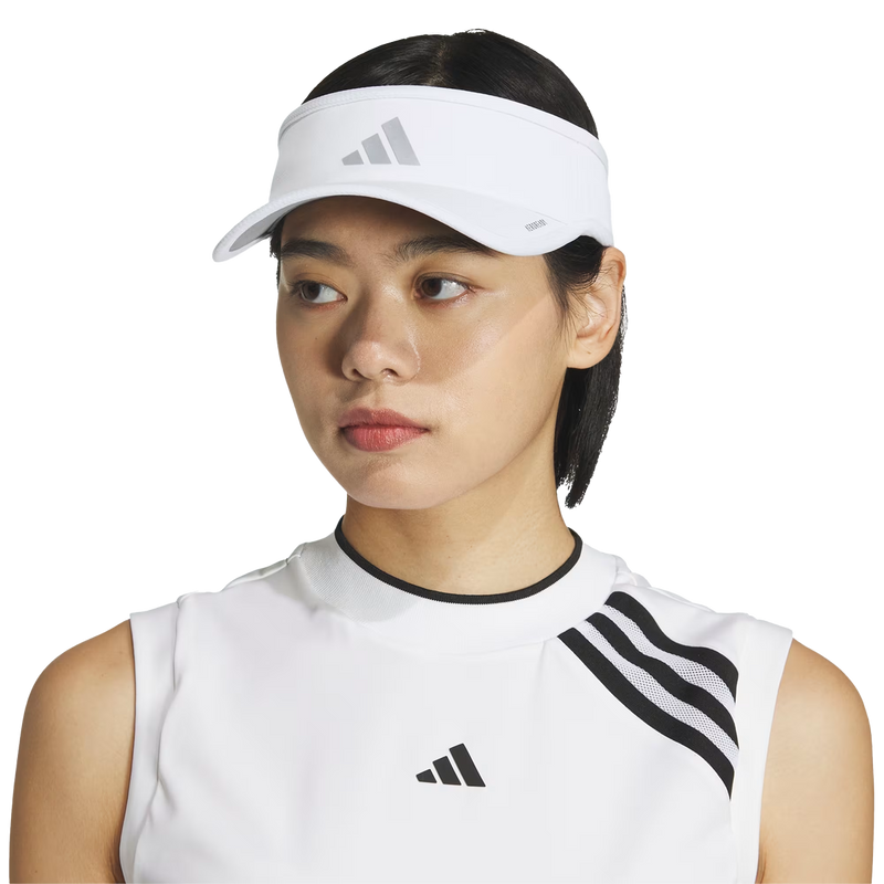 Women's Superlite 3 Visor, Adidas W Superlite 3 Visor Model with Visor On