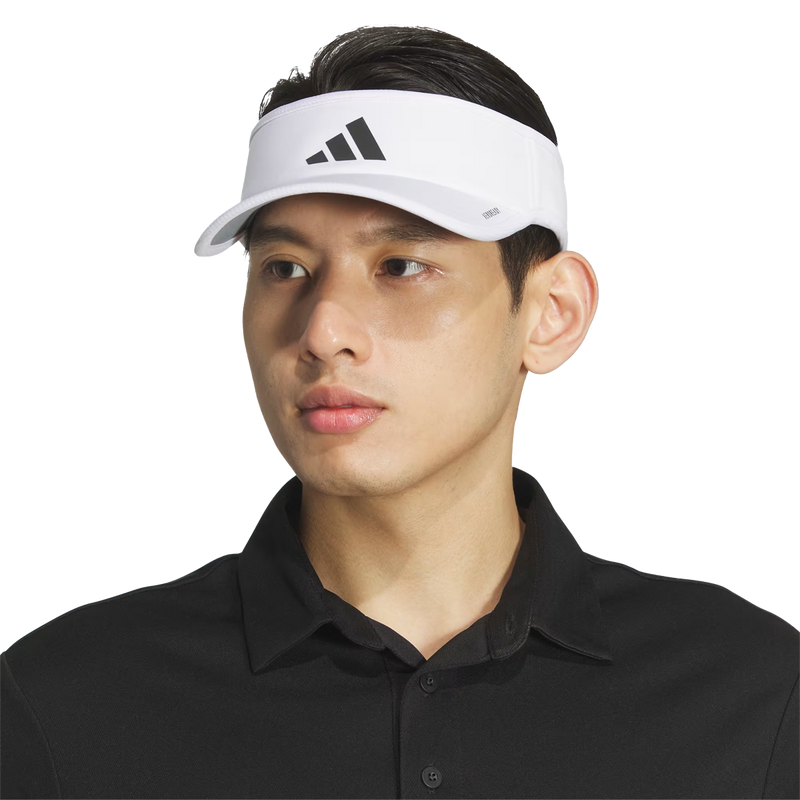 Men's Superlite 3 Visor, Adidas Superlite 3 Visor Model with Visor On