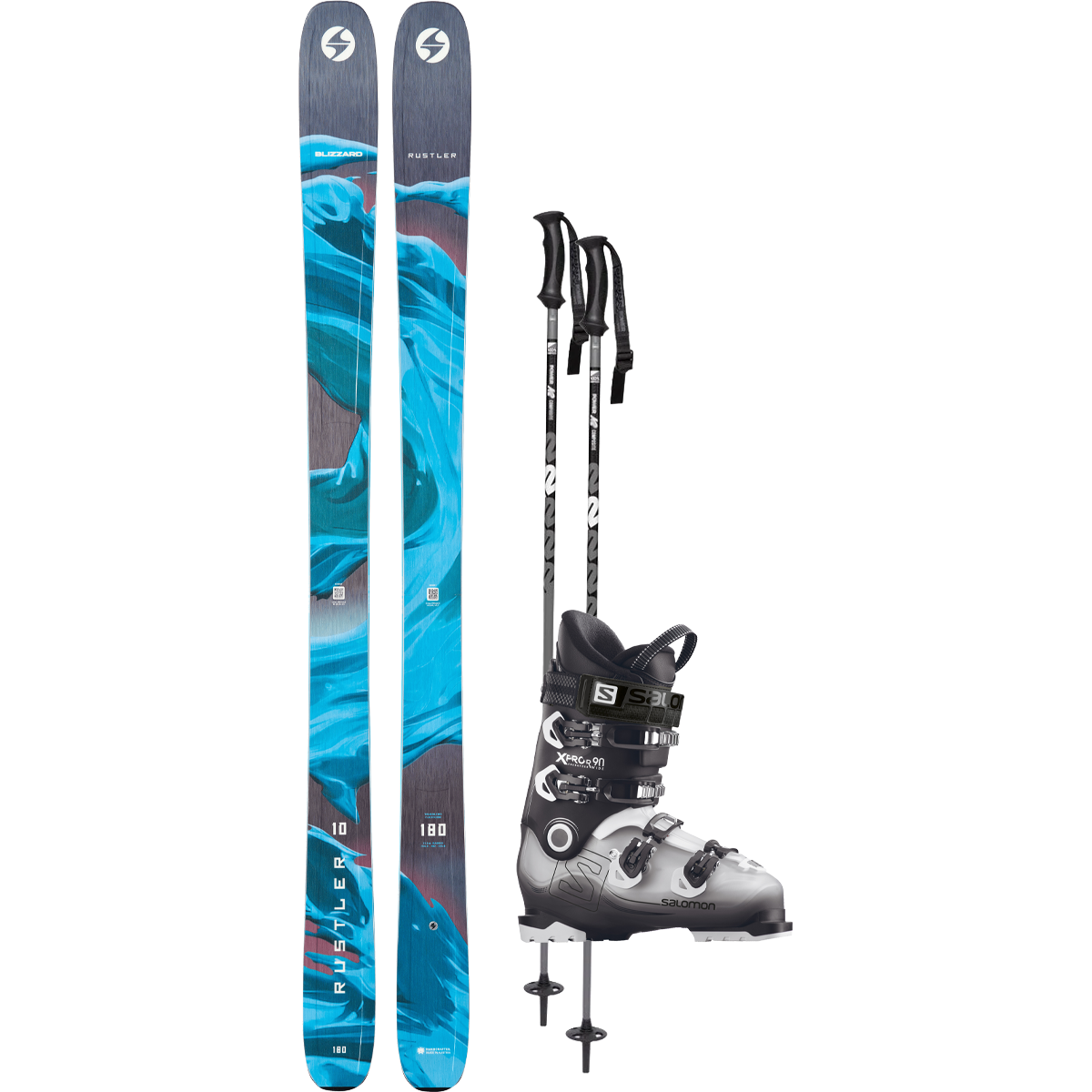 Blizzard Rustler 10 Demo Ski Package alternate view