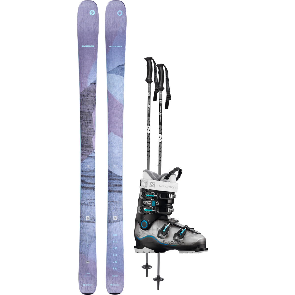 Blizzard Women's Black Pearl 88 Demo Ski Package – Sports Basement