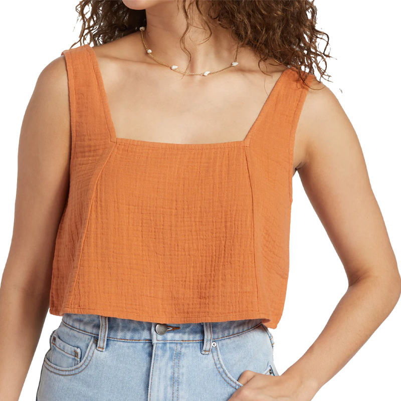 Women's Open Skies Top, Billabong W Open Skies Top Front Detail View