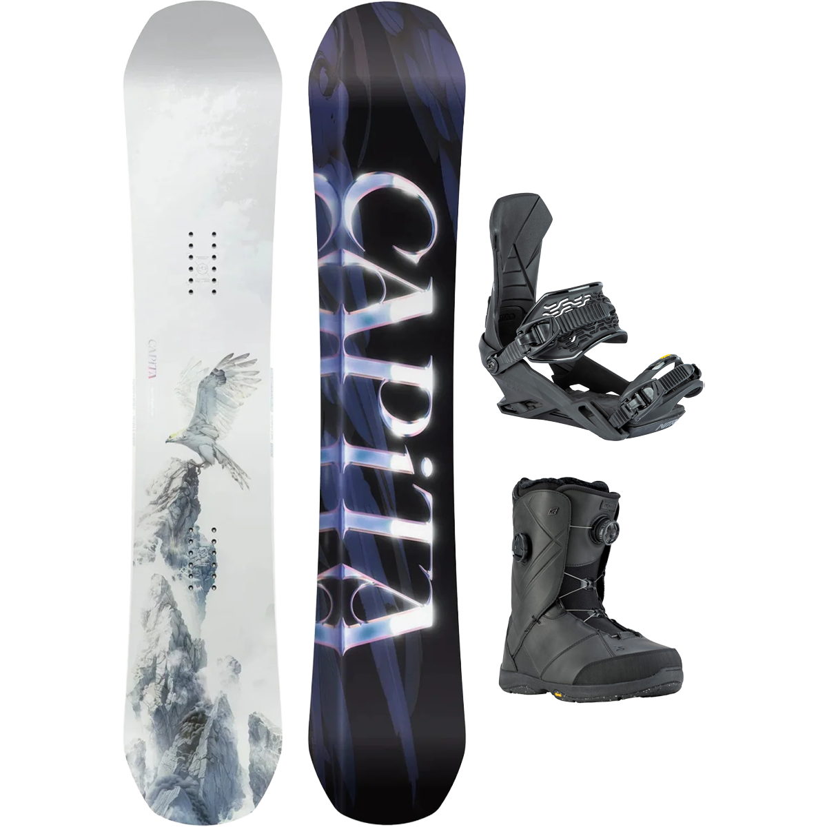 Capita Women's Birds Of A Feather Demo Snowboard Package alternate view