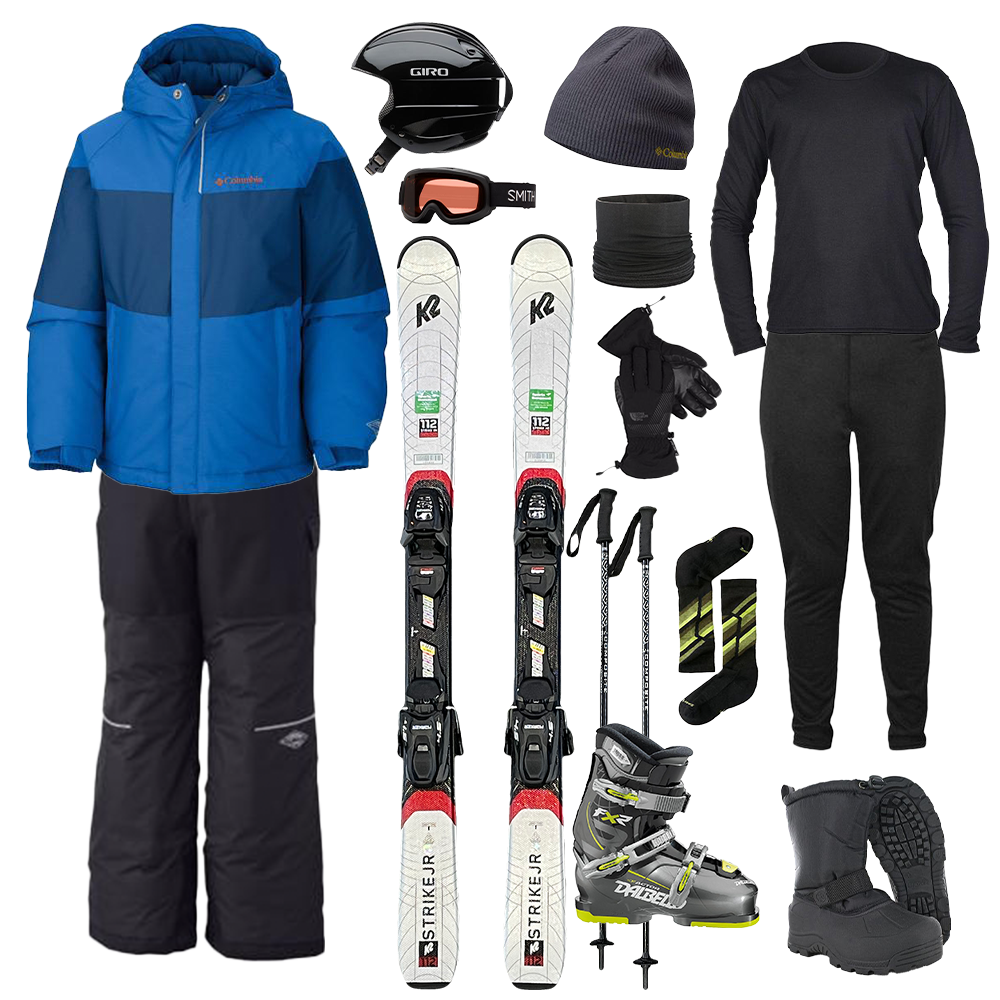 The Works Package w/ Bibs - Boy's Ski alternate view