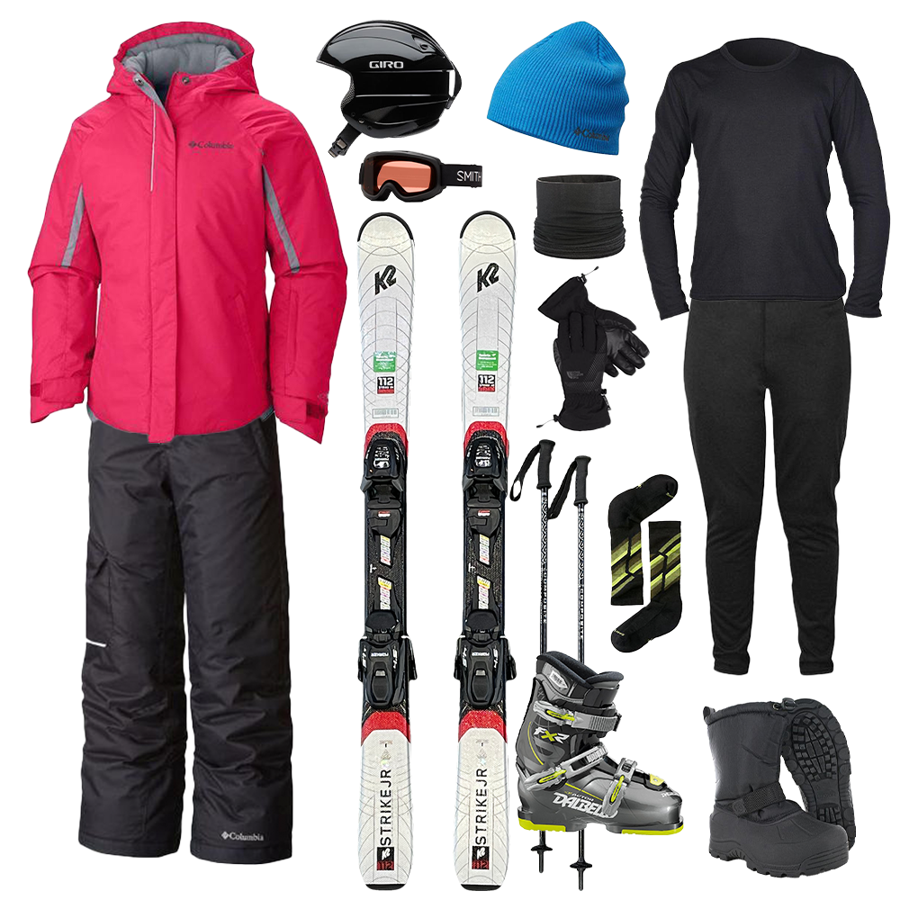 Columbia The Works Package w/ Pants - Girl's Ski alternate view