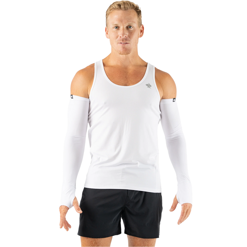 Men's EZ Sleeves, Rabbit Men's EZ Sleeves white on model