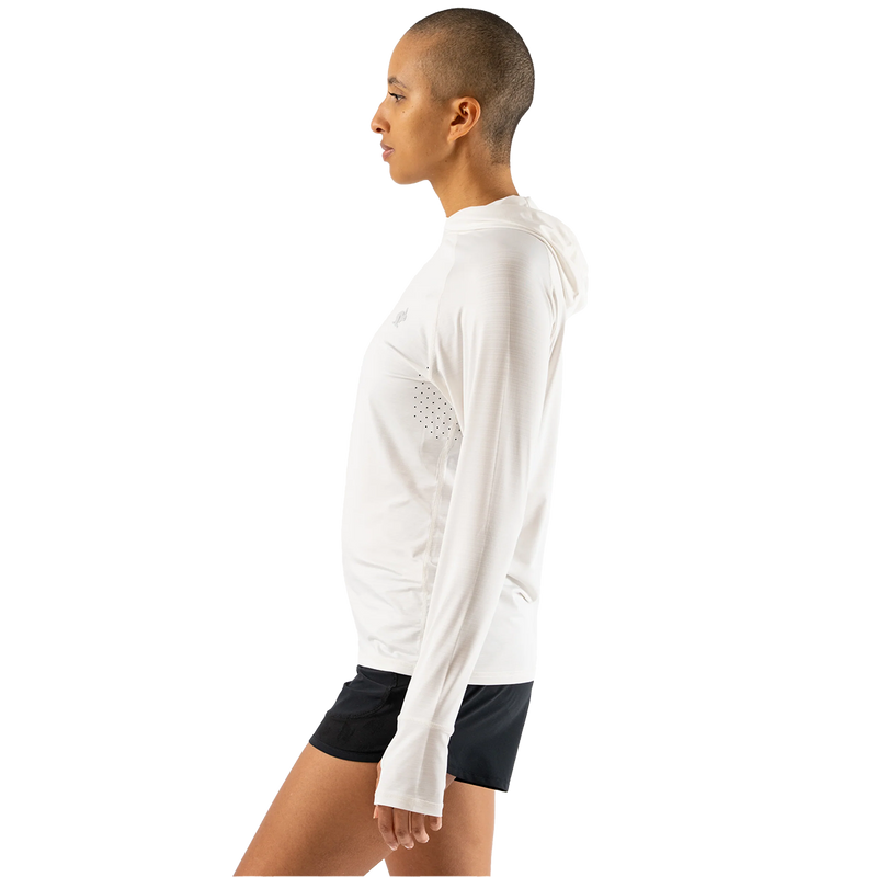 Women's UPF Deflector 2.0 Hoodie, Rabbit Women's UPF Deflector 2.0 Hoodie 113-Snow White left