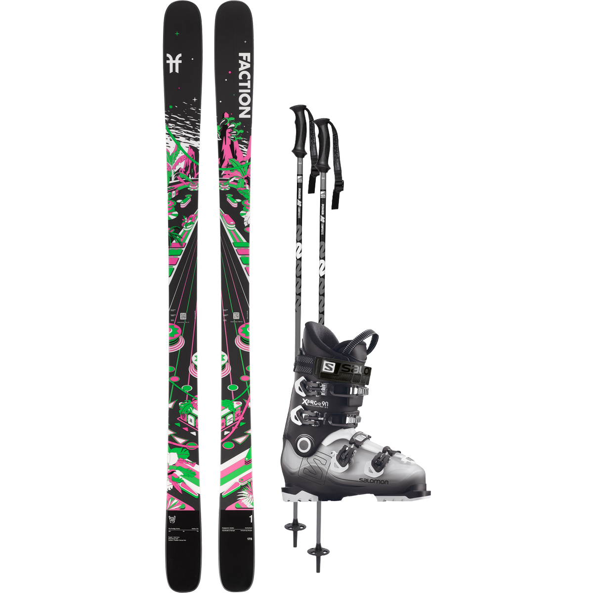 Faction Prodigy 1 Demo Ski Package alternate view