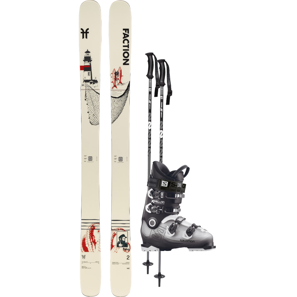 Faction Prodigy 2 Capsule Demo Ski Package alternate view