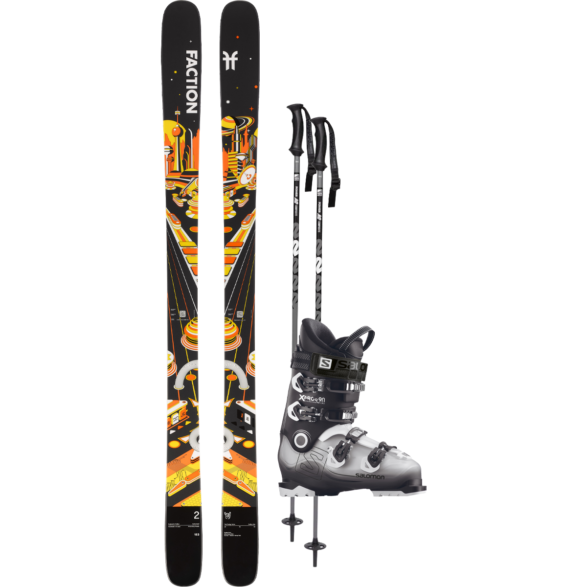 Faction Prodigy 2 Demo Ski Package alternate view