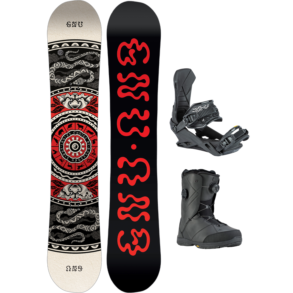 GNU Women's Ladies Choice Demo Snowboard Package alternate view