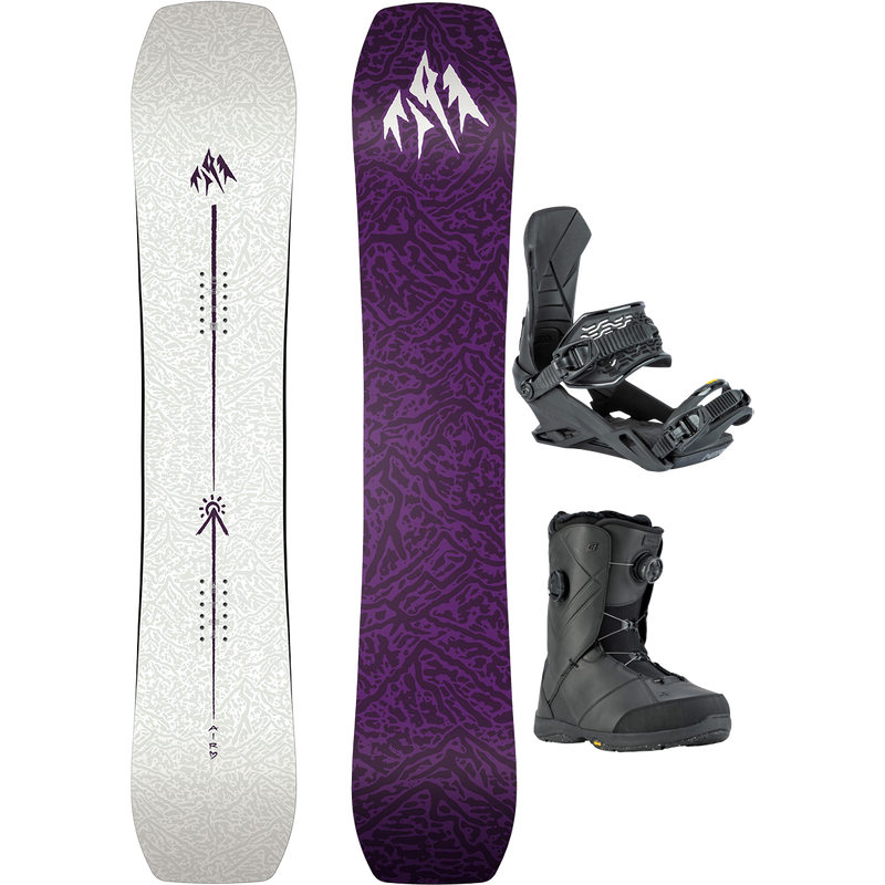 Jones Snowboards Women's Airheart 2.0 Demo Snowboard Package, Featured Image