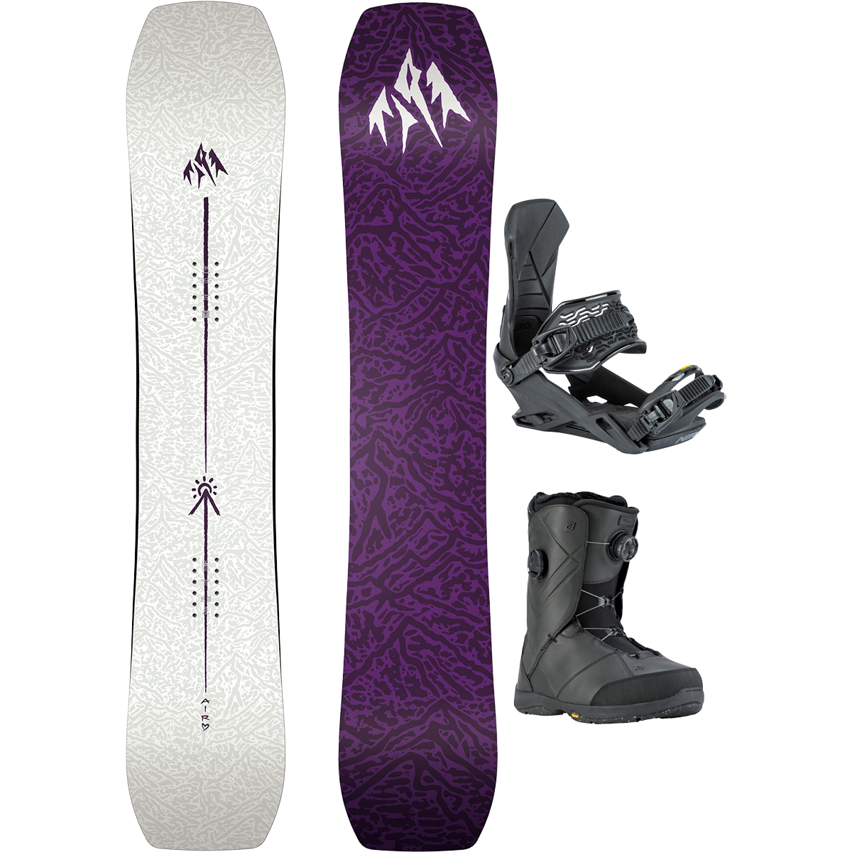 Jones Snowboards Women's Airheart 2.0 Demo Snowboard Package alternate view