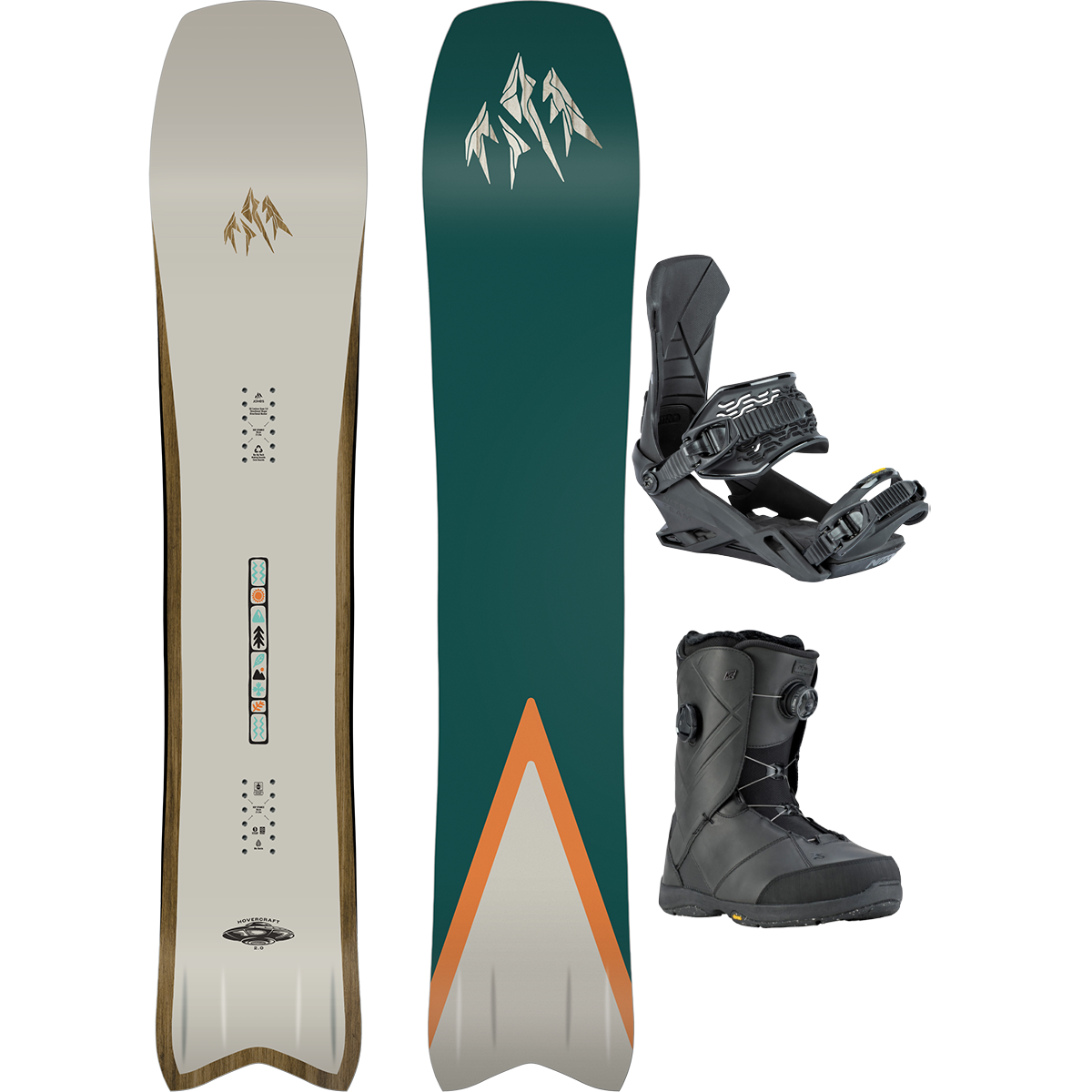 Jones Snowboards Hovercraft 2.0 Demo Snowboard Package alternate view
