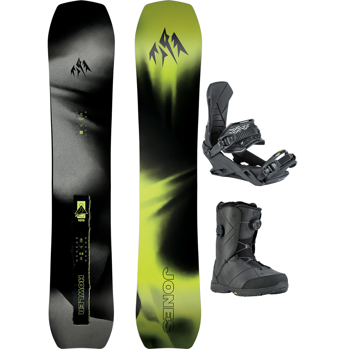 Jones Snowboards Howler Demo Snowboard Package – Sports Basement