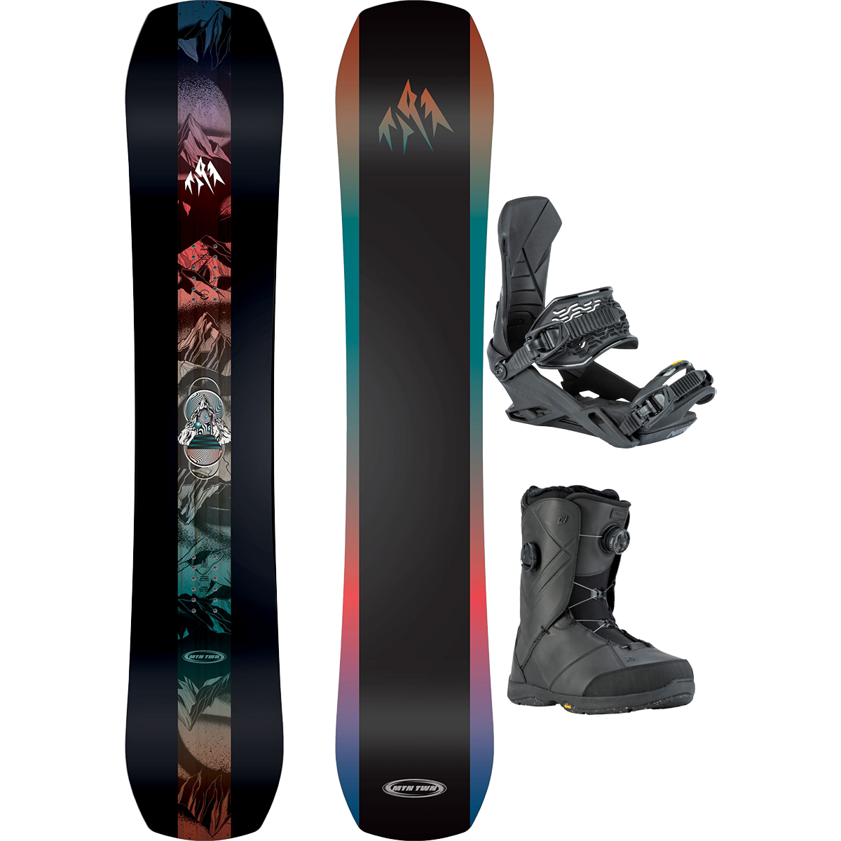 Jones Snowboards Mountain Twin Demo Snowboard Package alternate view