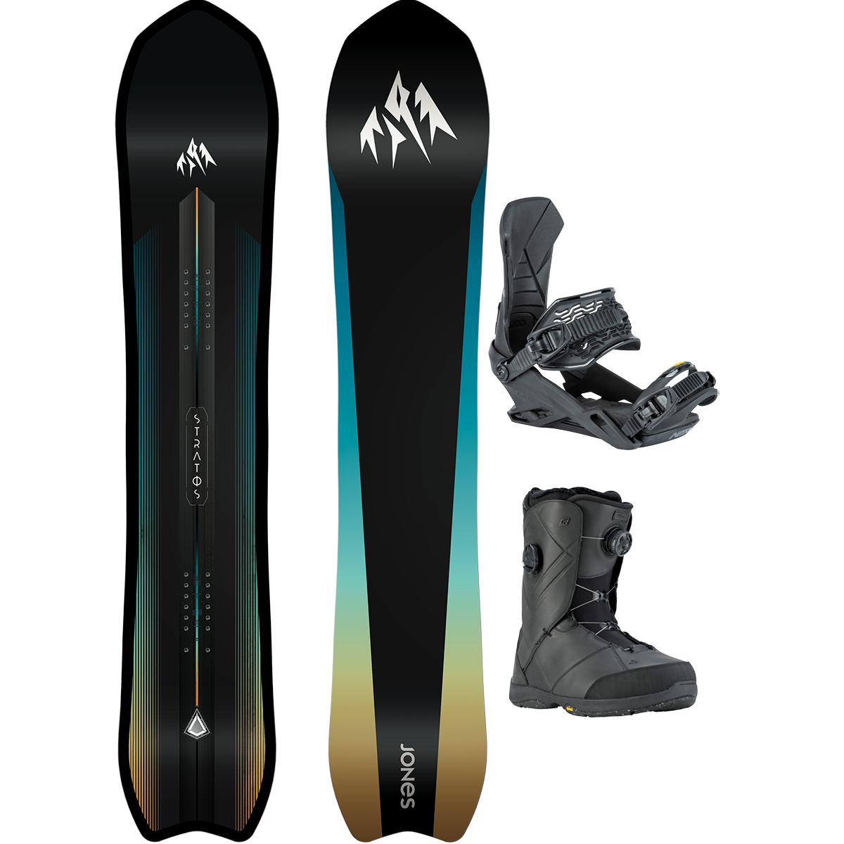 demo jones snowboards Howler Snowboard Sports Basement finish graphic of the Flagship tells a little story about the brand paying tribute to the sustainable roots of Jones Snowboards Jones Snowboards evo