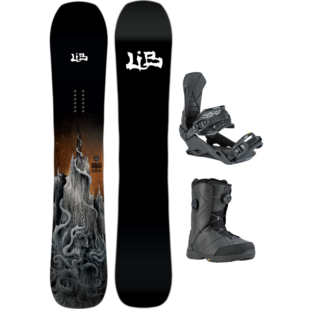 Lib Tech Skunk Ape Camber Demo Snowboard Package – Sports Basement