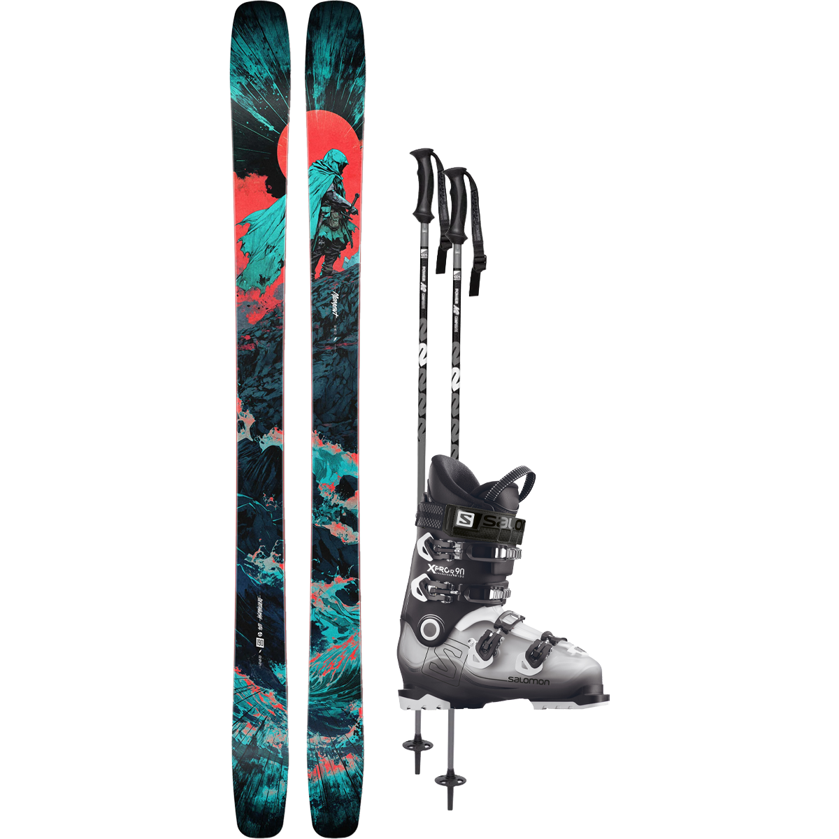 Moment Deathwish 104 Demo Ski Package alternate view