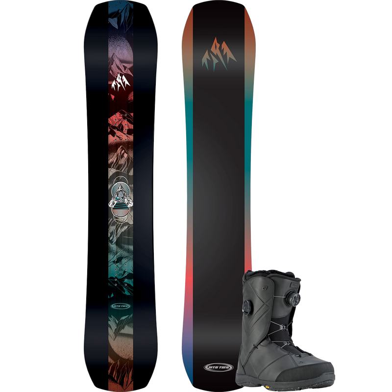 Jones Snowboards Mountain Twin Premium Snowboard Package – Sports